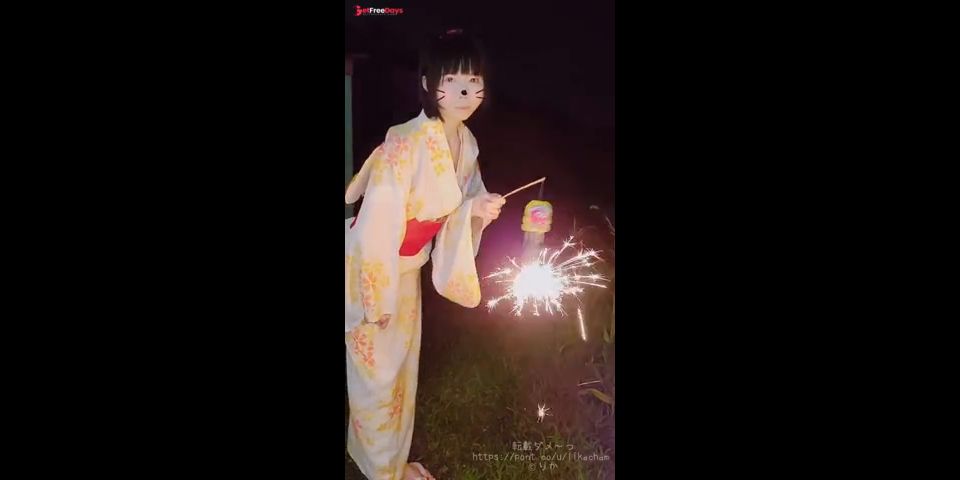 [GetFreeDays.com] climax Yukata girl and fireworks, then blowjob, cowgirl, normal position Nakadashi... Porn Video January 2023