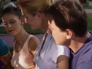 Alina Grey, Christina Dark, Dorothy Black, Greta Milos, Linda Lingua – (Magma) – Sex-Ausflug der 13a: Teenies Allein Im Wald, 4on7, 480p, 1999 | brunette | orgy-0