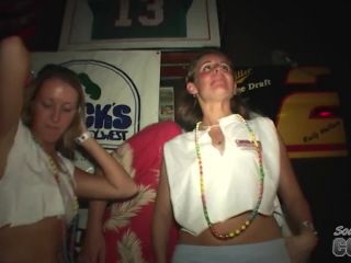 Wet T-Shirt Contest at Dirty Harry's Key West Florida with Lots of Pussy Flashing-0