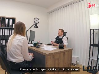 [GetFreeDays.com] LOAN4K. Blonde Maya with big tits is fucking a bank worker on the office chair while his colleague i Porn Video June 2023-0