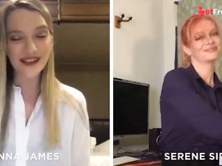 [GetFreeDays.com] Secret Office Lesbian Relationship Continues On Webcam - Kenna James, Serene Siren Porn Film November 2022-0