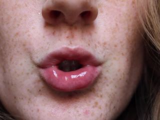 adult video clip 46 LittleRedheadLisa – Lip Close Up Custom 720p | littleredheadlisa | femdom porn femdom humiliation-0