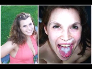 before and after cum facial compilation-0