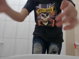 Mv - Sweet Teen Anal Fingering Public Toilet - Sweet Teen-8