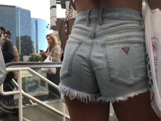 CandidCreeps 811 Booty Shorts Denim Nice Ass Candid Ccreep Hd-5