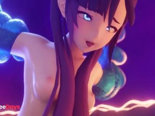 [GetFreeDays.com] Genshin Impact Hentai Mona got creampunked in the ass by a slime that evolved to have tentacles Adult Film November 2022-7