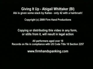 Firmhandspanking.com {solo Abigail Whittaker Abi Bi1500 (wmv, 4-0