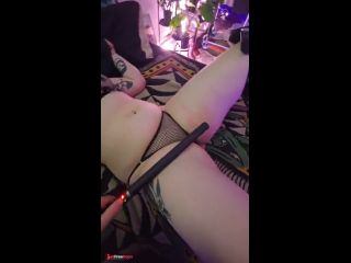 [GetFreeDays.com] Submissive goth slut gets electro shock bdsm therapy Sex Stream January 2023-7