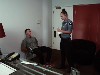 Officer Sanders - Local security guard sucked off a customer - handjob domination on femdom porn-2