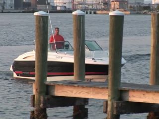 Naked Sunset Boat Ride Around Tampa Bay with Jenny Pooh Forced Squirt at the  End-0