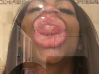 ASMR – Glass Kissing – Ass Worship – Wet Mouth Sounds – EbonyLovers | glass kissing | amateur porn amateur teen redhead-5
