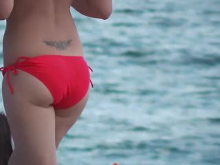 Thick butt with a tramp stamp tattoo-9