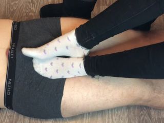 free xxx video 31 Teen shoejob with uggs and stinky white socks footjob mistress underpants, nimin fetish fantasy on teen -5