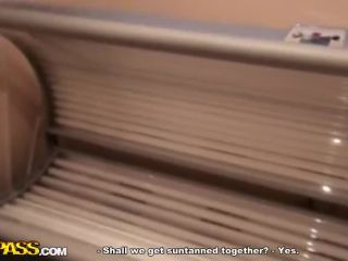 Cashforsextape.com- Sex couple enjoying solarium-0