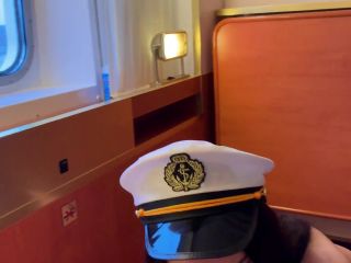 Insatiable girl fucked the cruise ship captain POV!-1