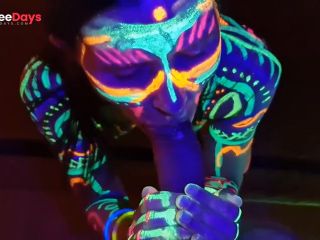 [GetFreeDays.com] Fucked the wild slim girl in the UV- light Sex Video May 2023-3