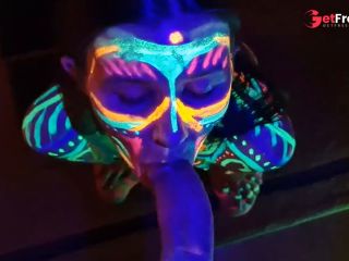 [GetFreeDays.com] Fucked the wild slim girl in the UV- light Sex Video May 2023-5