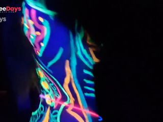 [GetFreeDays.com] Fucked the wild slim girl in the UV- light Sex Video May 2023-8