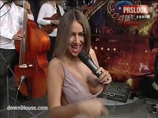 This singer is from the the cold est in Europe and she definetly has some big nips voyeur -3