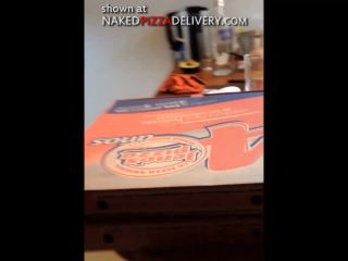 Naked Pizza Dani Answer Pizza Guy Topless-7