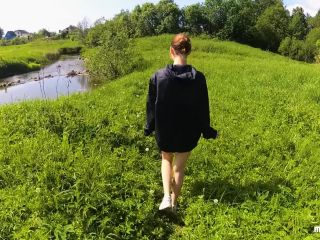 MihaNika69 - Real Outdoor Sex on the River Bank after Swimming - POV by MihaNika69  - role play - fetish porn slipper fetish-1