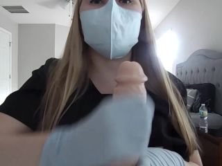 Nurse Emma Collects Your Sperm - Mask fetish-3