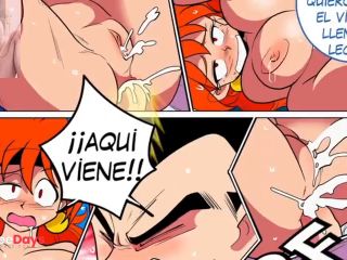 [GetFreeDays.com] Vegeta y Goku engaan a sus esposas milf rubias tetonas con amantes Adult Video July 2023-5
