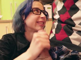 Straight A Sucks Cock Before School  Nerd Girl Blowjob 1080p-8