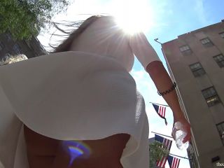 UP – Blonde PAWG Badness in White Dress1, amateur sucking dick on public -2