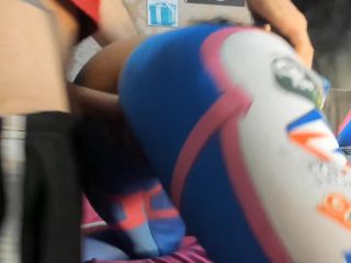 adult video 26 femdom chastity strapon Cosplay OVERWATCH D.Va plays with cock fucked so HOT, big boobs on big ass porn-6