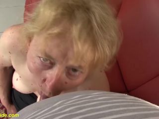 Birthday fuck for 80 years old Blowjob!-1