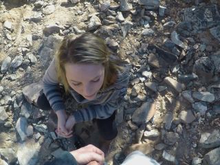 M@nyV1ds - Mya Ryker - Slurping Cum From Hand on Hike-0