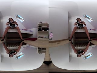 big tits 21 virtual reality | Sherril Collins - Her First Big Cock - Mirror [PerVRt / UltraHD 4K / 2160p / VR] | brunette-5