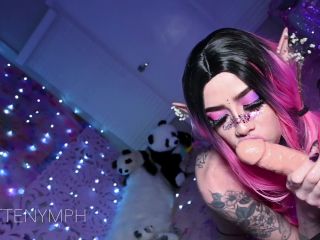 Manyvids presents Kiittenymph in Bratty Elf ButtSlut Needs Your Cum – $19.99 (Premium user request) Fisting!-1