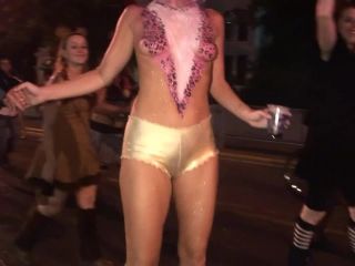 adult xxx clip 44 femdom big strapon Flashing on Duval Street During Fantasy Fest, nice on femdom porn-1