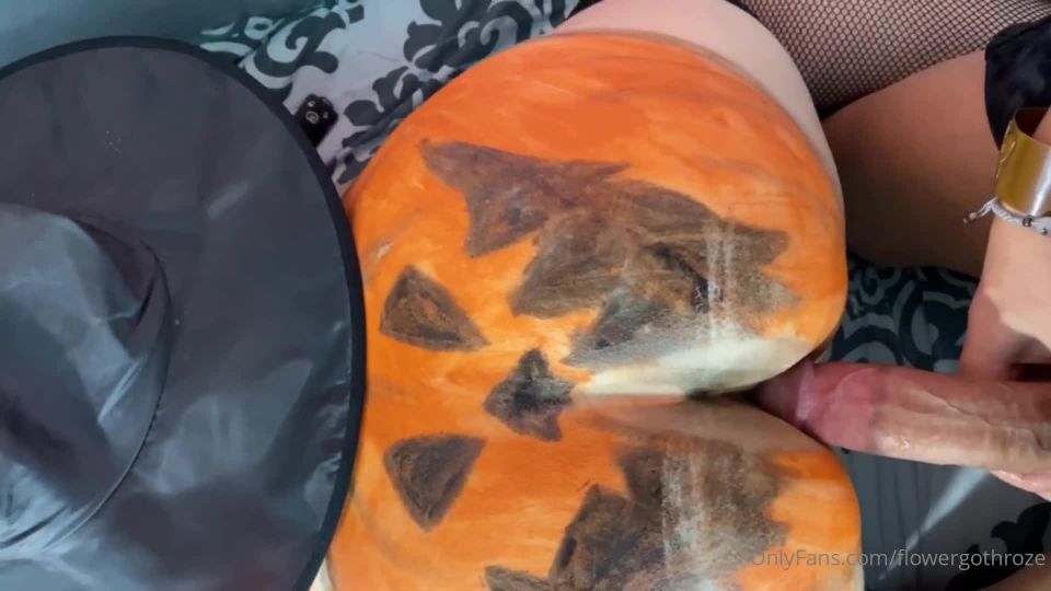 Flowergoth Roze () Flowergothroze - cum watch me fuck my pumpkin boy bf and cum all over his fat ass swipe for video 28-10-2020