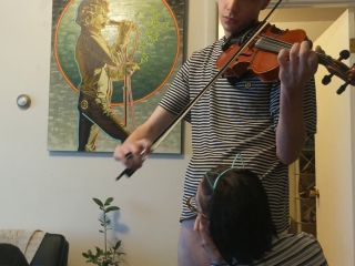 Trying To Practice Violin 1080p-4