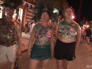 Wild Partiers Show Lots Of Skin In Public On The Streets-9