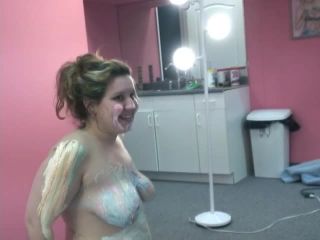 Chubby Chloe gets  sticky-2