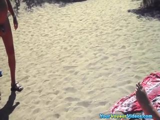 xxx video 38 femdom secretary Woman fucked doggy and sucking cock in the beach, nudist beach on fetish porn-2