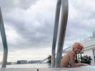 Public Pool Skinny Dipping And Some Buttplug Fun 720p-2