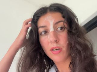 Katty West - Eating Pizza With Cum On My Face In A Public Cafe Amateurporn - Katty west-3