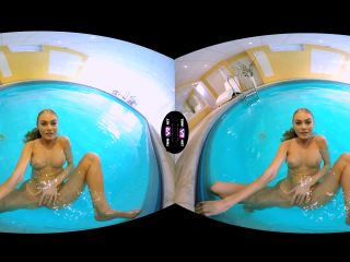VR Nancy A - Blonde Enjoys Solo Play in a Pool 2017-3
