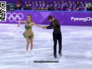 The dress of the figure skater slipped out during her short dance show ...-4