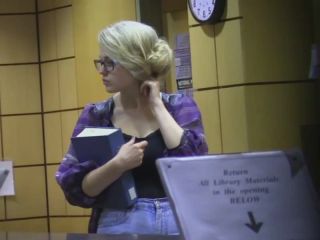 Sexy young librarian got big boobs-4