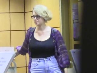 Sexy young librarian got big boobs-5