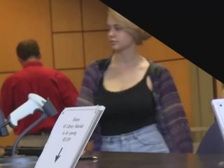 Sexy young librarian got big boobs-8