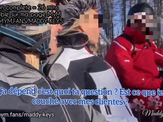 Maddy Keys And Her Friend Offer Sex To A Real Snow Ski Teacher During A.-4