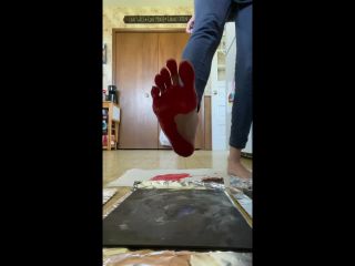 Foot Print Painting BBS R Milf-0