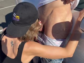 Models Porn - Serenity Cox - Wife Fucked Spit Roasted By Two Guys And Receives Creampie On Public Road In The Nevada - Tattoed-2